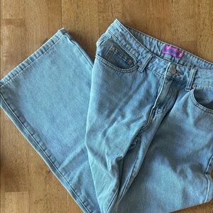 Edikted Light Blue Straight Leg Jeans